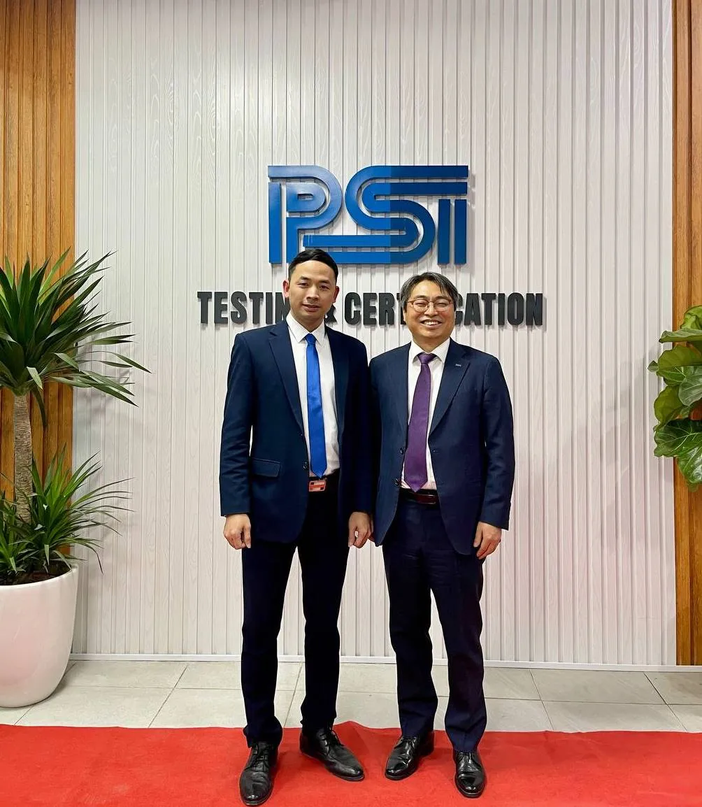 Viện trưởng Viện Nghiên cứu và Thử nghiệm Hàn Quốc KTR đến thăm và làm việc với PSI